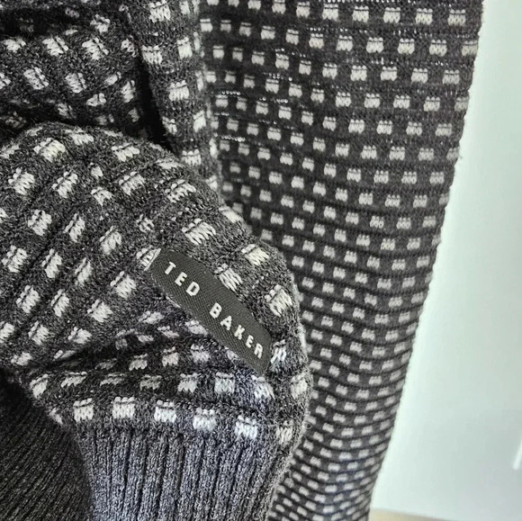 Ted Baker London Size 6 Malttea  Textured Crewneck sweater mens unisex - Picture 4 of 10